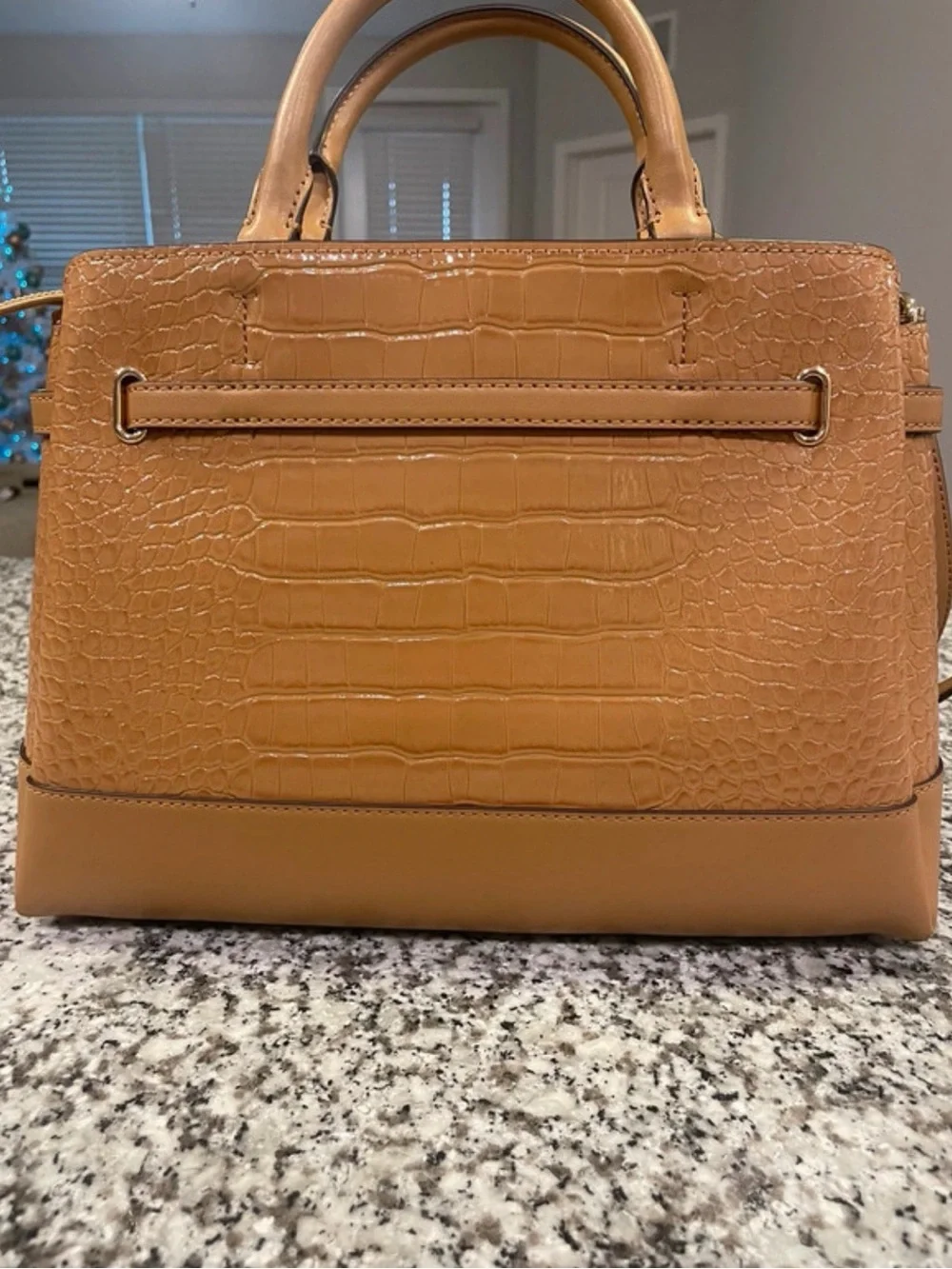 Michael Kors Croc-Embossed Handbag